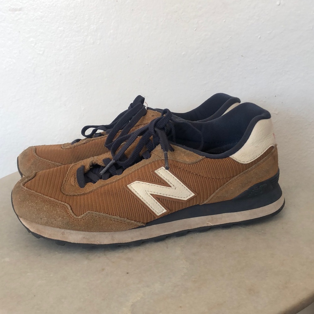 New Balance Sneakers in Brown Blue Sz 7.5